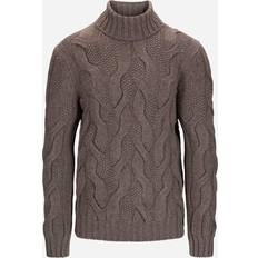 Klær Gran sasso Turtle Neck Wide Cabel Taupe