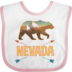 Black Pacifiers & Teething Toys Inktastic Nevada Vacation Bear Silhouette Baby Bib