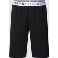 Polo Ralph Lauren Herren Shorts Polo Ralph Lauren Underwear Sweatshorts mit elastischem Logo-Bund Modell 'FLEECE' in Black, Größe