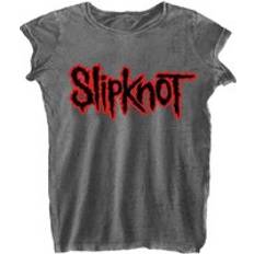 Clothing Slipknot Burnout Logo T-Shirt Charcoal