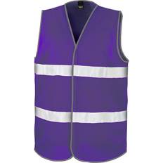 Men - Purple Vests Result Adults Unisex Safeguard Enhance Visibility