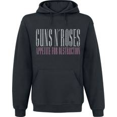 Guns N' Roses Tröjor Guns N' Roses Luvtröja Appetite Skull för Herr svart