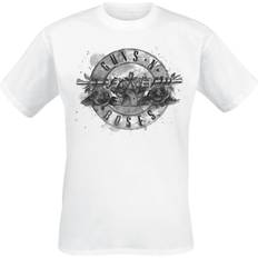 Guns N' Roses T-shirts Guns N' Roses T-shirt Watercolour Bullet för Herr vit