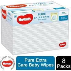 Wipes & Washcloths Huggies Pure Extra Care Fragrance-Free Baby Wipes with 99% Pure Water