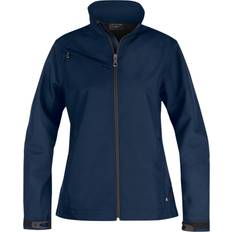 Blåa - Dam - Softshelljacka Jackor Texstar Softshell Jacket Navy