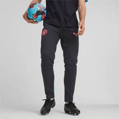 Fløjl Bukser Puma Manchester City Sweatpants Casuals Navy/Blå