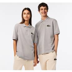 Lacoste Unisex Polo Shirts Lacoste Original L.12.12 fit 80's crocodile Polo Shirt Grey Chine