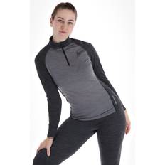 Femme - Naturel - Oui Vêtements Odlo Haut Technique Demi-Zippé Performance Wool 150 - Gris