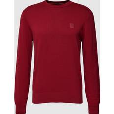 HUGO BOSS Red Jumpers HUGO BOSS V Pullover Knitwear rot