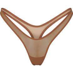 Beige - Skiing Knickers SKIMS Micro Dipped Thong Neutral Ultra Fine Mesh