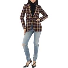 Burberry Women Blazers Burberry Ladies Check Wool Twill Blazer, Brand US 8