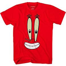 Square T-shirts Nickelodeon Mens Spongebob Squarepants Classic T-Shirt Red Large