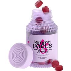 Lemme Lemme Focus Concentration Gummies with Citicoline, Lion's Mane Vitamin B12 Support