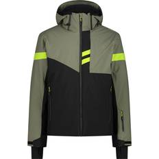 Esquí - Hombre Ropa de abrigo CMP Jacket Zip Hood Twill Ski jacket 46, black/olive