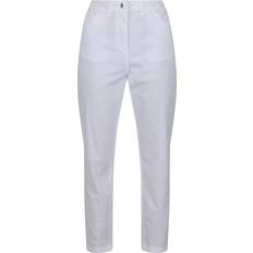 Regatta Women Jeans Regatta Womens/Ladies Gabrina II Skinny 3/4 Jeans White Regular