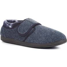 Pavers Anti-Bacterial Touch Fasten Slippers - Navy