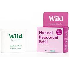 Wild Toiletries Wild Natural Refillable Deodorant Vegan & Eco-Friendly Free Long Lasting Protection Coconut