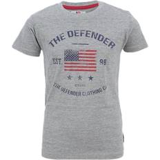 Defender Brad Tee Jr Grey, Unisex, Kläder, T-shirt, Grå