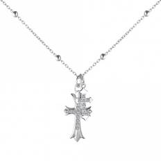 Ellie Rose London Silver Cross Necklace ERLN022