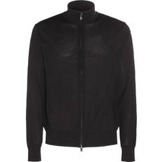 Emporio Armani Trøjer Emporio Armani Uld Zip Cardigan Essentials - Blå