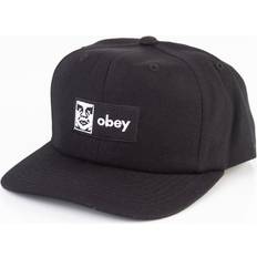 Obey Accessoires Obey Case Panel Classic Snapback Cap Black