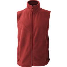 Jerzees Color Fleece Gilet Jacket Bodywarmer Grey/Black/Orange