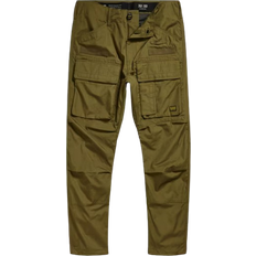 Men - W25 Trousers G-Star 3D Regular Tapered Cargo Pants - Smoke Olive