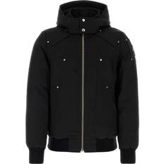 Moose Knuckles Klær Moose Knuckles Black Cotton Blend Down Jacket