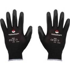 Cheap Disposable Gloves Toolcraft TO-5621550 Polyester, Polyurethane Protective glove gloves EN 388 CAT II Pair