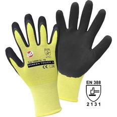 Jaune Gants Jetables Griffy Gants en maille fine SCREEN TOUCH 14906-11 Nylon avec revêtement en latex Taille