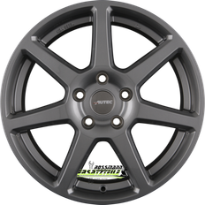 18" - 5/108 - 8" Autofelgen Autec typ te - tallin ece titansilber 8x18 et55 lk5/108 ml63.3 felge alu Titansilber