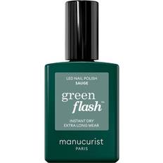 Manucurist Green Flash Led Nail Polish 15Ml Sauge