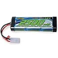 Carson 500608222-7,2V/2500mAh NiMH Race Akku TAM, wiederaufladbar, mit Tamiya Stecker, Akkupack für RC Auto, Ersatzzakku ferngesteuertes Fahrzeug, hochwertig, Modellbau