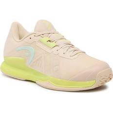 Green Racket Sport Shoes Head Sprint Pro Women's Tennis Shoes Macadamia/Lime