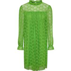 Lange kjoler - Skind Pieces May Lace Maxi Kjole Damer Størrelse: Grøn