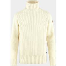 Fjällräven Men's Övik Roller Neck Sweater, XL, Chalk White