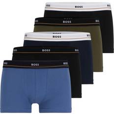 HUGO BOSS Underwear HUGO BOSS Essential Stretch Logo Waistbands Trunks 5-pack - Multicolour