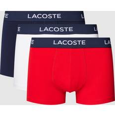 Lacoste Underwear Triple Pack Boxer Trunks Navy