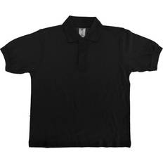 Mädchen - Schwarz Poloshirts B&C, Herren, Shirt, B&C Safran Polo Shirt 2 StückPackung Schwarz, 116