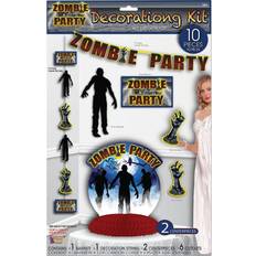 Forum Novelties Zombie-Party-Dekorationsset Packung mit 10