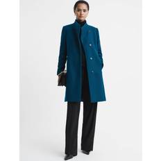 Turkoois - Vrouw Jassen Reiss Mia Wool Blend Tailored Coat