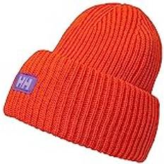 Helly Hansen Unisex HH ribbad mössa, ljus orange, Std