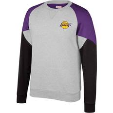Mitchell & Ness Men Jumpers Mitchell & Ness La Lakers Trading Block Sweater Grey Textile