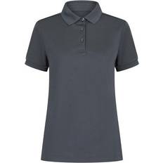 Recycled Materials - Women Polo Shirts Henbury Recycled Polyester Polo Shirt Charcoal