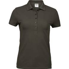 Multicoloured - Women Polo Shirts Tee jays Luxury Stretch Short Sleeve Polo Shirt Dark Olive