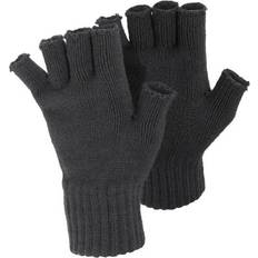 Floso Winter Fingerless Gloves Charcoal One