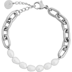 Edblad Gråa Armband Edblad Trellis Pearl Bracelet Steel