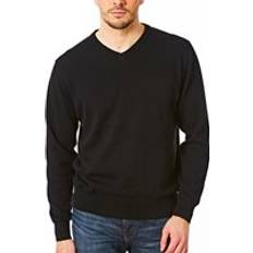 CastlePoint V Neck Knitted Jumper Black