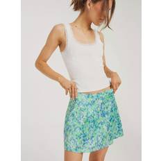 Kasjmir Skjørt JdY Miniskjørt Spring Bud Cashmere Blue Abstract Water Mw Mini Skort Wvn Skjørt miniskirt