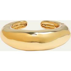 Alexis Bittar Molten Hinged Cuff Bracelet in 14K Gold Plated